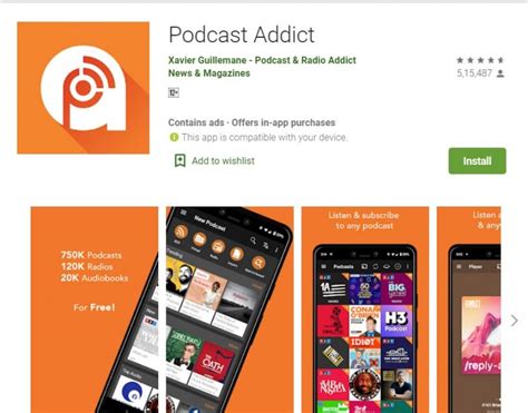 Step 2: Download Podcast Addict App on your PC