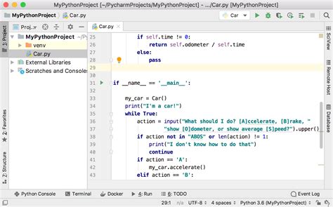 Step 3: Create or Open a Python Project