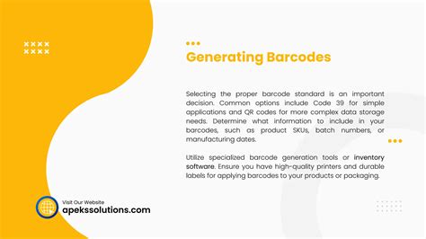 Step 3: Generating and Implementing the Barcode