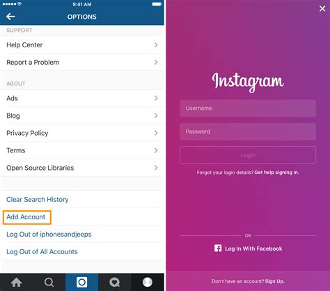 Step 3: Log in to Your Instagram Account