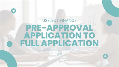 Step 3: Mastering the Pre-Approval Application