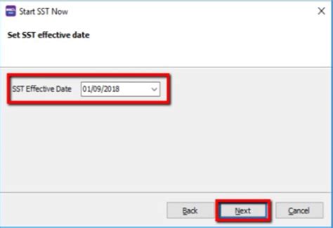 Step 3: Set an Effective Date