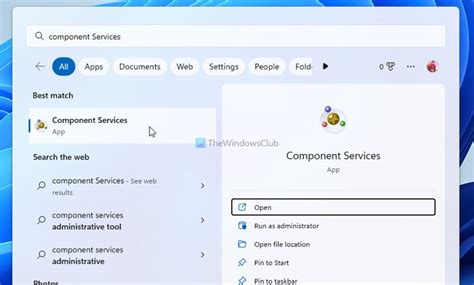 Step 3 – Open Component Services