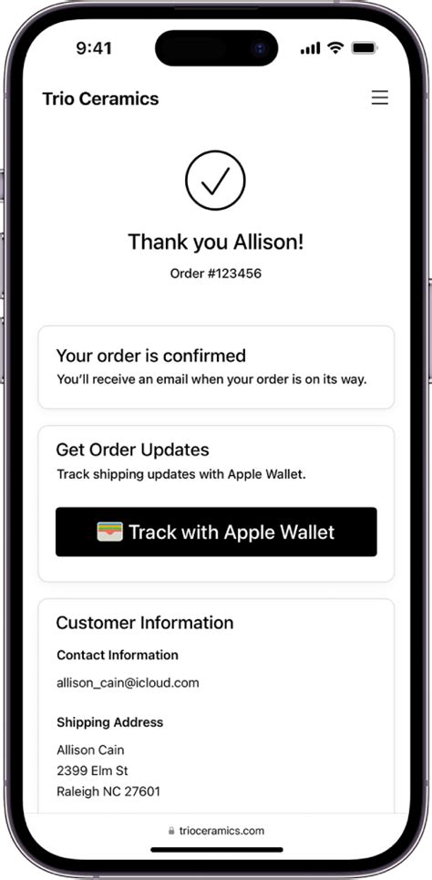 Step 3 Confirmation and Tracking Your Order