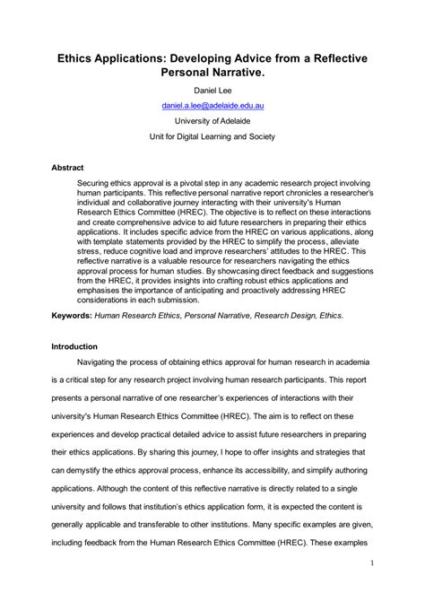 Step 4: Applications, References, and Ethics