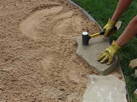 Step 4: Applying a Sand Bed