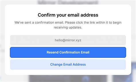 Step 4: Confirm Your Mailing Address