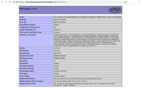 Step 5: Access PHP Info Page