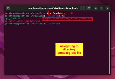 Step 5 - Installing the Deb File