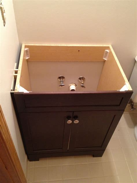 Step 5: Install Vanity Cabinet