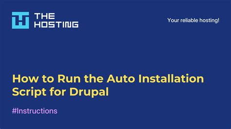 Step 5: Run the Installation Script