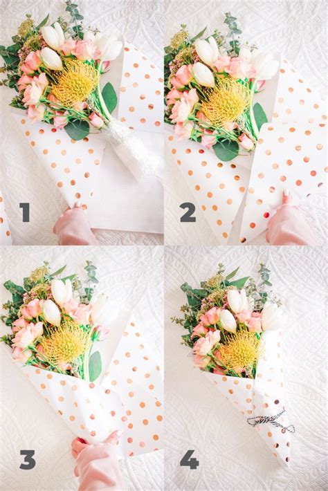 Warm Your Loved Ones' Hearts with Step-by-Step DIY Flower Bouquet Wrapping Guide!