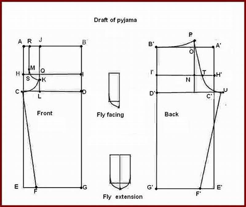 Step By Step Pajama Pattern Making