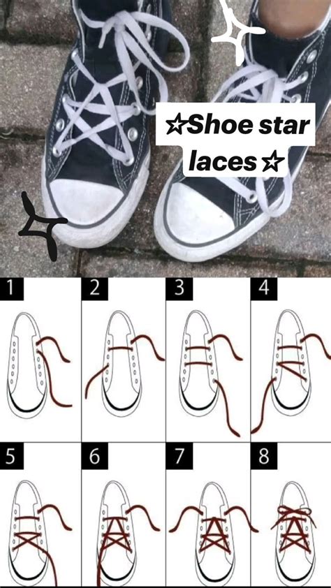 Step Star Shoelace Patterns Step By Step