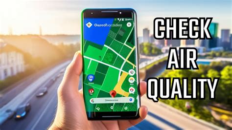 Step by step guide for checking air quality on Google Maps