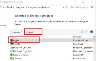 Step to fix Glyph launcher error 1034