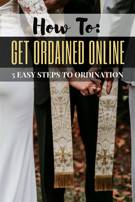 Step-by-Step: How to Get Ordained Online