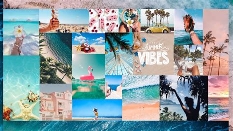 Step-by-Step Creating Your Aesthetic Summer Background Collage