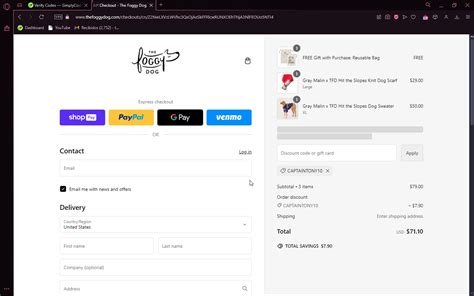 Step-by-Step Guide: How to Apply Your Foggy Dog Discount Code