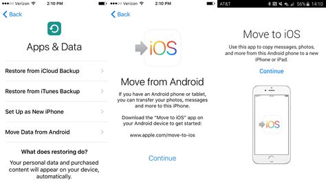 Step-by-Step Guide Using Move to iOS