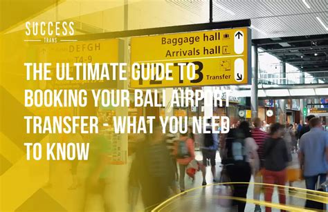 Step-by-Step Guide to Booking a Transfer