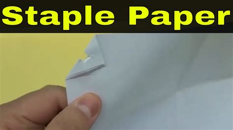 Step-by-Step How To Efficiently Staple 100 Pages