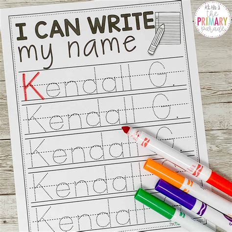 Step-by-Step How to Teach I Can Write My Name