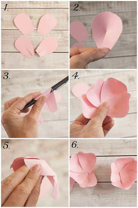 Step-by-Step Tutorial: Making the Basic Paper Flower