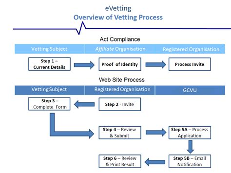 Step-by-Step Vetting Process