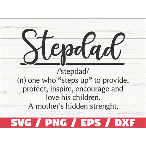 Download Stepdad Definition Cut File For Cricut