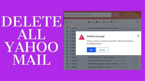 Steps to Delete All Emails from One Sender in Yahoo