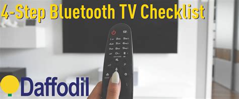 Steps for Adding Bluetooth to a TV