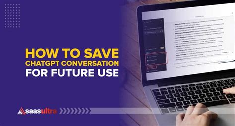 Steps for how to Save your ChatGPT Conversations