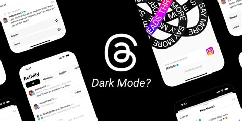 Steps for how to turn on Dark Mode on Threads on iOS and Android