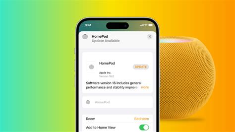 Steps for how to update HomePod