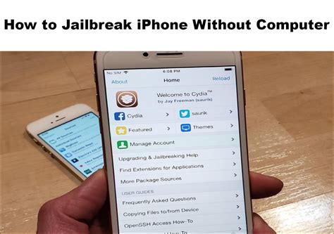 Steps to Jailbreak an iPhone without a Computer