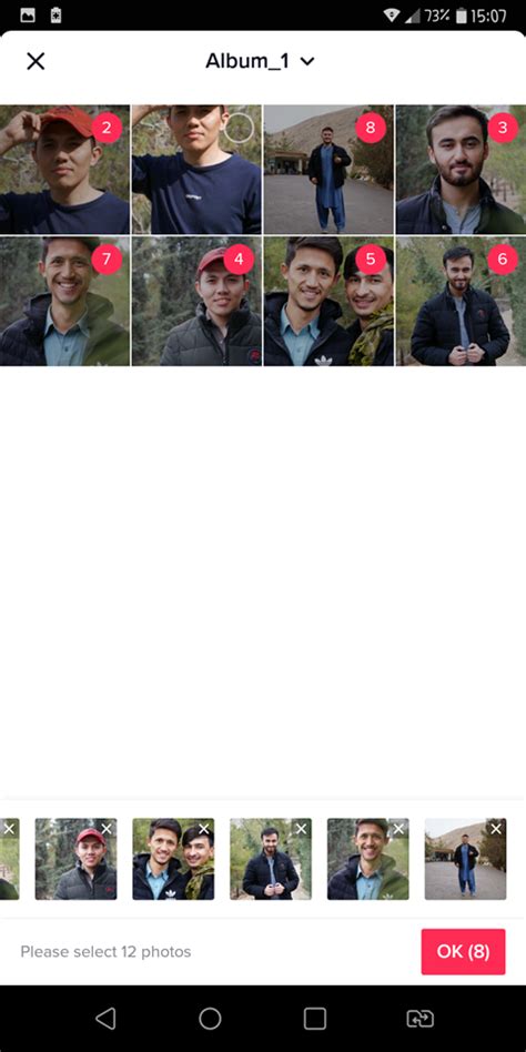 Steps to Make Awesome Memory Slideshow using Tiktok