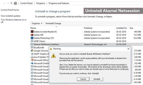Steps to Uninstall Akamai Netsession from Windows
