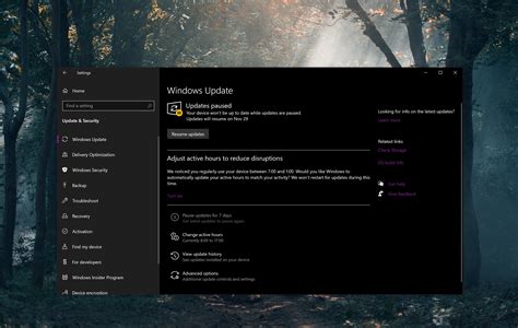 Steps to block Windows 10 October Update on Windows 10 Home