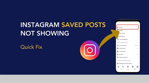 Steps to fix Instagram saved posts not loading issue
