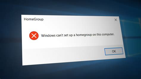 Steps to fix Windows 10 Homegroup errors