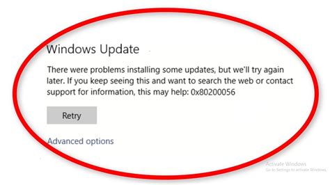 Steps to fix Windows 10 error 0x80200056