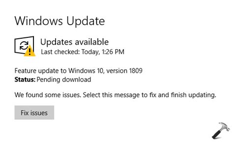 Steps to fix Windows 10 v1809 install bugs