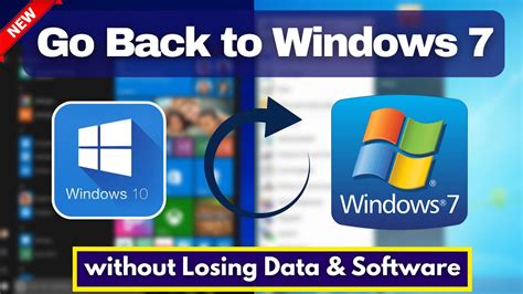 Steps to go back to Windows 7