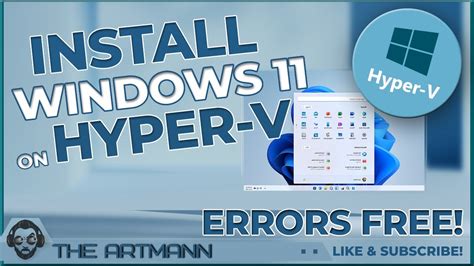 Steps to install Windows 11 on Hyper-V