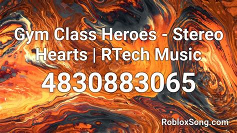 Stereo Hearts Roblox ID - Roblox music codes