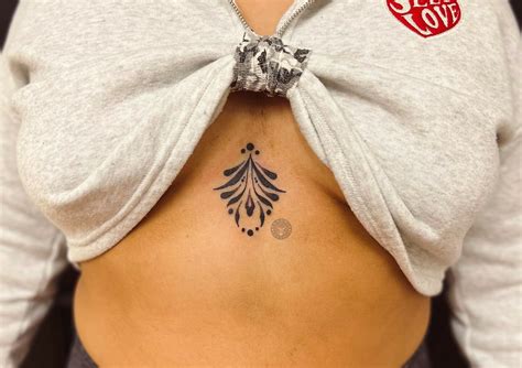 Sternum Tattoo Small