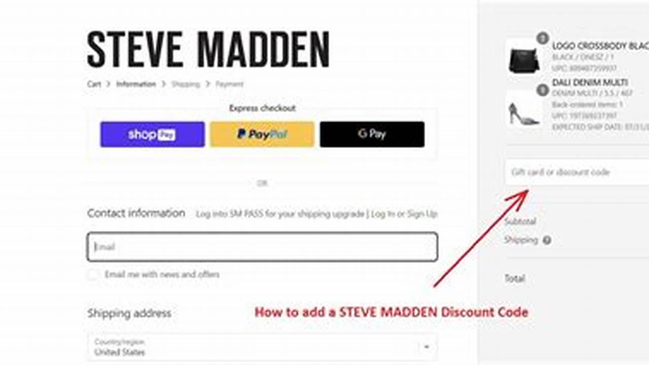 Steve Madden Discount Code 2025
