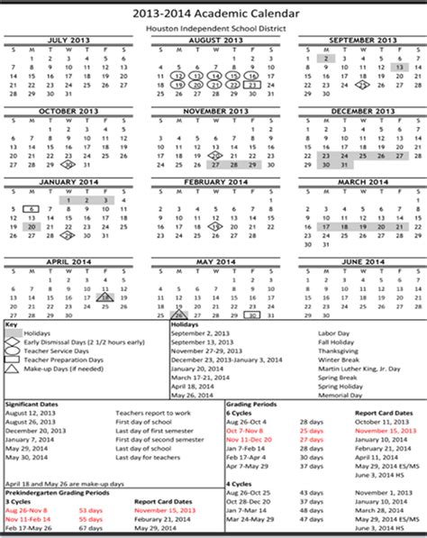 Stevenson Academic Calendar