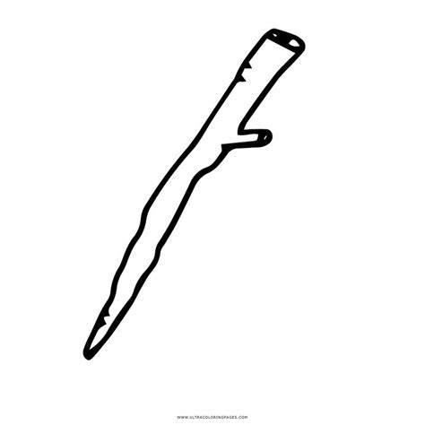 Stick Coloring Page